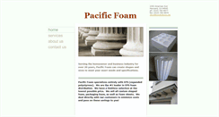 Desktop Screenshot of pacificfoam.net
